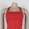 New Fashion Women's Open Back Strap Hanging Neck Strap Vest Set