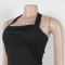 New Fashion Women's Open Back Strap Hanging Neck Strap Vest Set