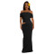 Fashionable women's clothing temperament sexy strapless bag arm see through dress