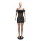 Strap sexy sequin wrapped hip dress, short skirt, slim fit skirt, foreign trade women's clothing