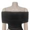 Fashionable women's clothing temperament sexy strapless bag arm see through dress