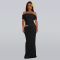 Fashionable women's clothing temperament sexy strapless bag arm see through dress