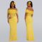 Fashionable women's clothing temperament sexy strapless bag arm see through dress