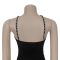 Fashionable women's temperament suspender bag arm fish tail slit dress