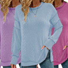 Sexy and fashionable spring and autumn winter long sleeved women's top
