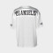 Fashionable street print contrasting loose casual short sleeved top V-neck sporty T-shirt women's clothing
