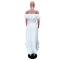 New women's one shoulder lotus leaf edge solid color tailcoat skirt in stock