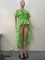 New women's one shoulder lotus leaf edge solid color tailcoat skirt in stock