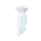 New women's one shoulder lotus leaf edge solid color tailcoat skirt in stock
