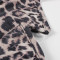 Fashionable and sexy hot girl hanging neck tie tight print leopard print backless hip lifting jumpsuit for women