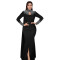 Fashionable women's elegant see through rhinestone long sleeved tight fitting dress