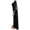 Fashionable women's elegant see through rhinestone long sleeved tight fitting dress