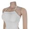 Fashion women's summer thin knitted sleeveless solid color jumpsuit new