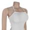 Fashion women's summer thin knitted sleeveless solid color jumpsuit new