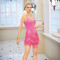 New solid color camisole V-neck European and American summer sexy tassel short skirt fashion sequin dress