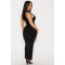 Cross border sleeveless lapel suit vest high waist slim fit zipper slit skirt two-piece set