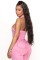 Women's denim fashion high stretch sexy backless lapel workwear pants jumpsuit