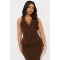Cross border sleeveless lapel suit vest high waist slim fit zipper slit skirt two-piece set