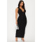 Cross border sleeveless lapel suit vest high waist slim fit zipper slit skirt two-piece set