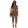 Brown leopard print