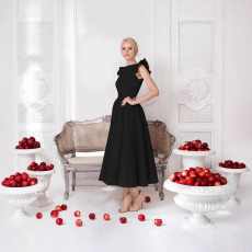 Retro sleeveless foreign trade slim fit women's long dress