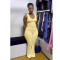 Women's contrasting cross flared pants nude yoga running fitness yoga suit two-piece set