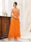 Strap Long Dress Lace Elegant Slimming Long Dress