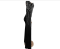 Hot stamping long dress with black fish tail shawl and long sleeves for women