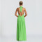 Fashionable women's summer sexy hanging neck backless slit dress