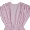 Fashionable women's casual solid color V-neck lace up wide leg jumpsuit