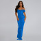 Fashionable women's elegant mesh pleated slim fit hip hugging dress