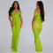 Fashionable women's elegant mesh pleated slim fit hip hugging dress