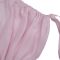 Fashionable women's casual solid color V-neck lace up wide leg jumpsuit