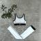 Summer New Fashionable Sports Sleeveless Tank Top Pants Running Fitness Waist Women's Two Piece Set