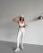 New yoga set, gathering sports vest, high waist, hip lifting, abdominal compression fitness set, in stock