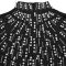Fashionable women's temperament long sleeved nail bead rhinestone wrapped arm dress