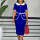 Royal blue + belt