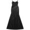 Fashionable women's sexy slim fit rhinestone suspender bag arm dress