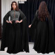 Fashionable women's clothing temperament hot stamping sexy long skirt party dress