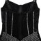 Fashionable women's sexy slim fit rhinestone suspender bag arm dress