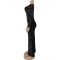 Fashionable women's elegant long sleeved strapless rhinestone wrapped arm dress