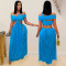 Fashionable women's sexy strapless slim fit mesh dress