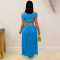 Fashionable women's sexy strapless slim fit mesh dress