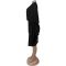 Fashionable women's clothing, fashionable casual pleated solid color jumpsuit, short skirt new