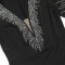 Foreign trade dress, evening dress, deep V-high slit dress, women's dress