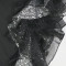 Cross border  sexy slim fit patchwork sequin lace semi high neck long skirt irregular dress for women