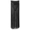 Fashion women's sexy shoulder strap top, tassel long skirt two-piece set