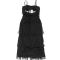 Fashionable women's sexy camisole backless tassel long dress