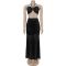 Fashionable women's sexy strapless bag arm pleated mesh long skirt new