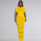 Fashionable women's sexy perspective mesh patchwork arm hugging dress